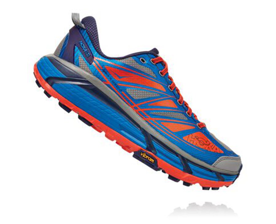 Hoka One One Spor Ayakkabı Erkek Mavi - Mafate Speed 2 - ON9683024